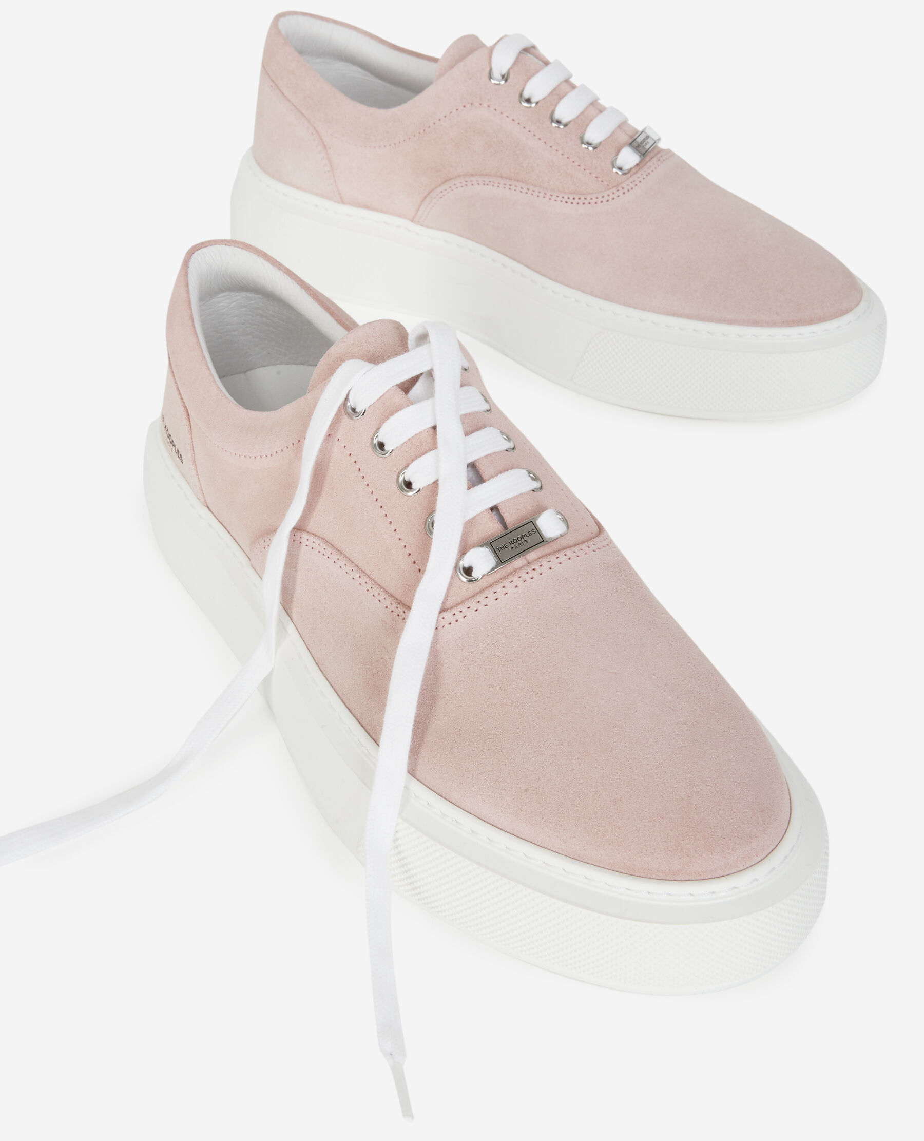 Pink trainers with contrasting sole The Kooples