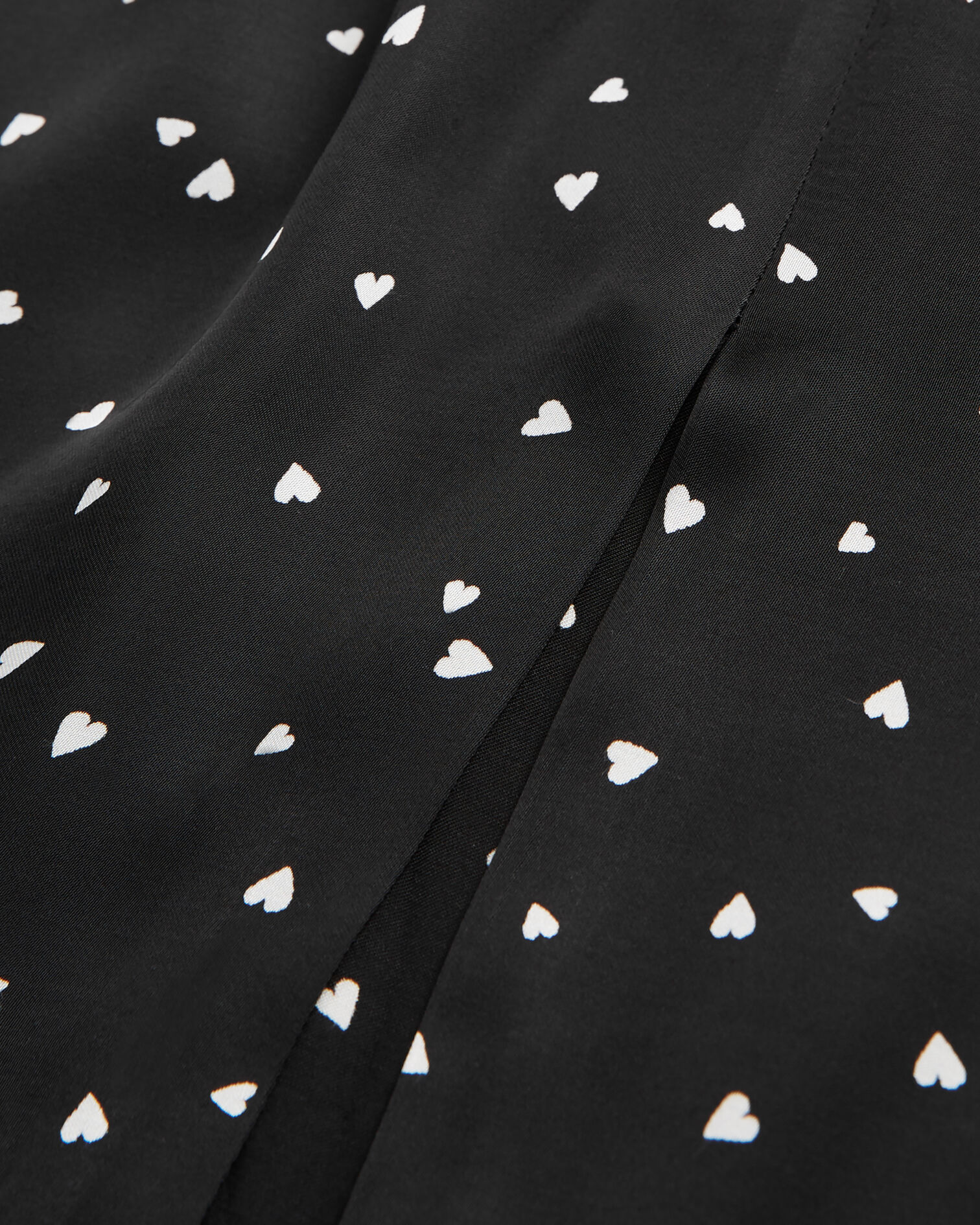 Short dress with heart print, BLACK, hi-res image number null