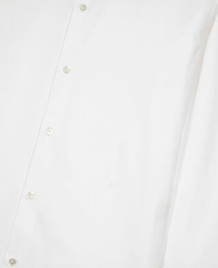 The Kooples MEN WHITE white formal shirt with officer collar