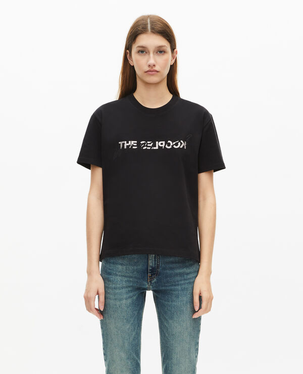 The Kooples FEMME BLACK t-shirt what is avec strass noir