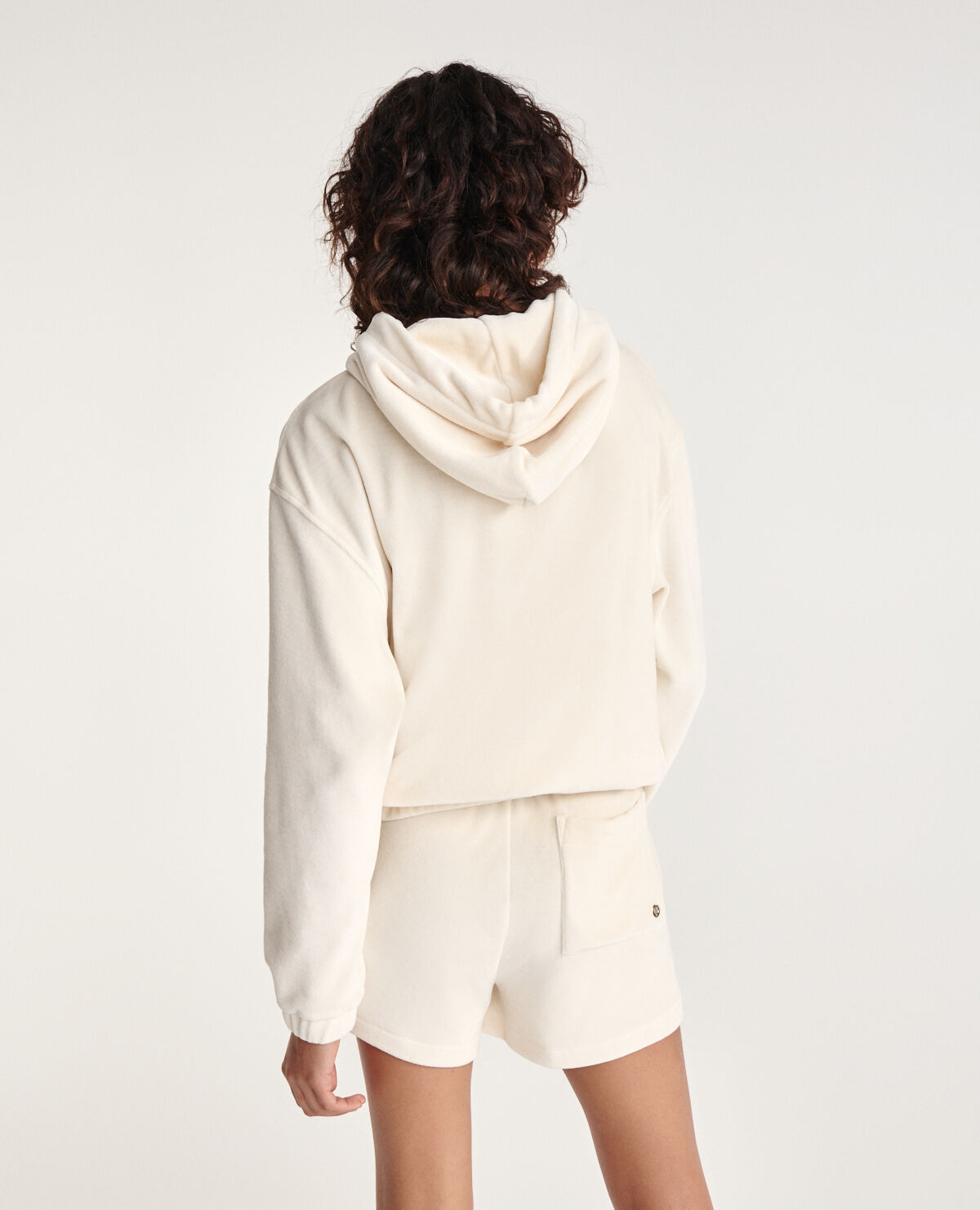 Eyelet hooded hotsell sweatshirt