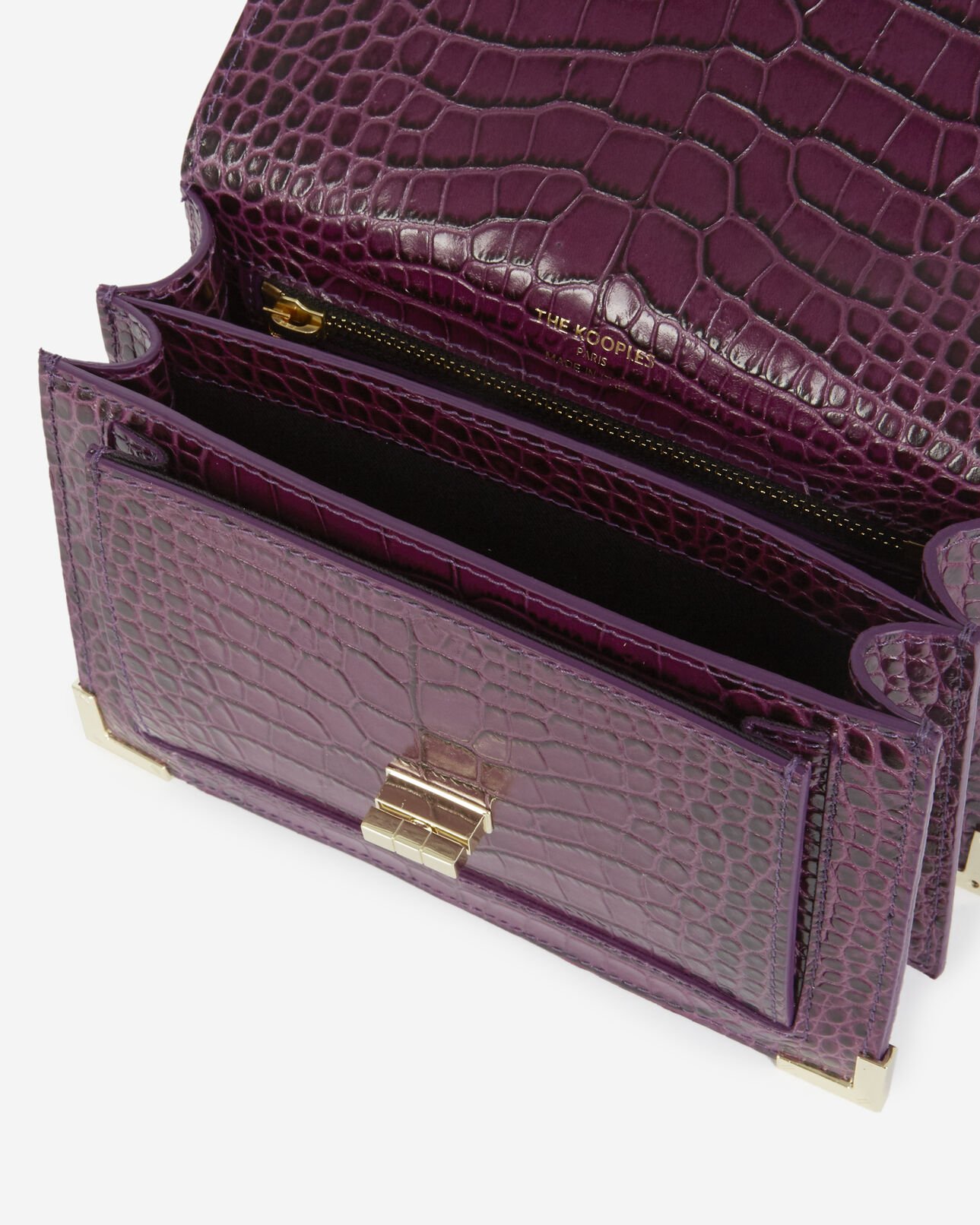 The Kooples FEMME PURPLE sac emily mini