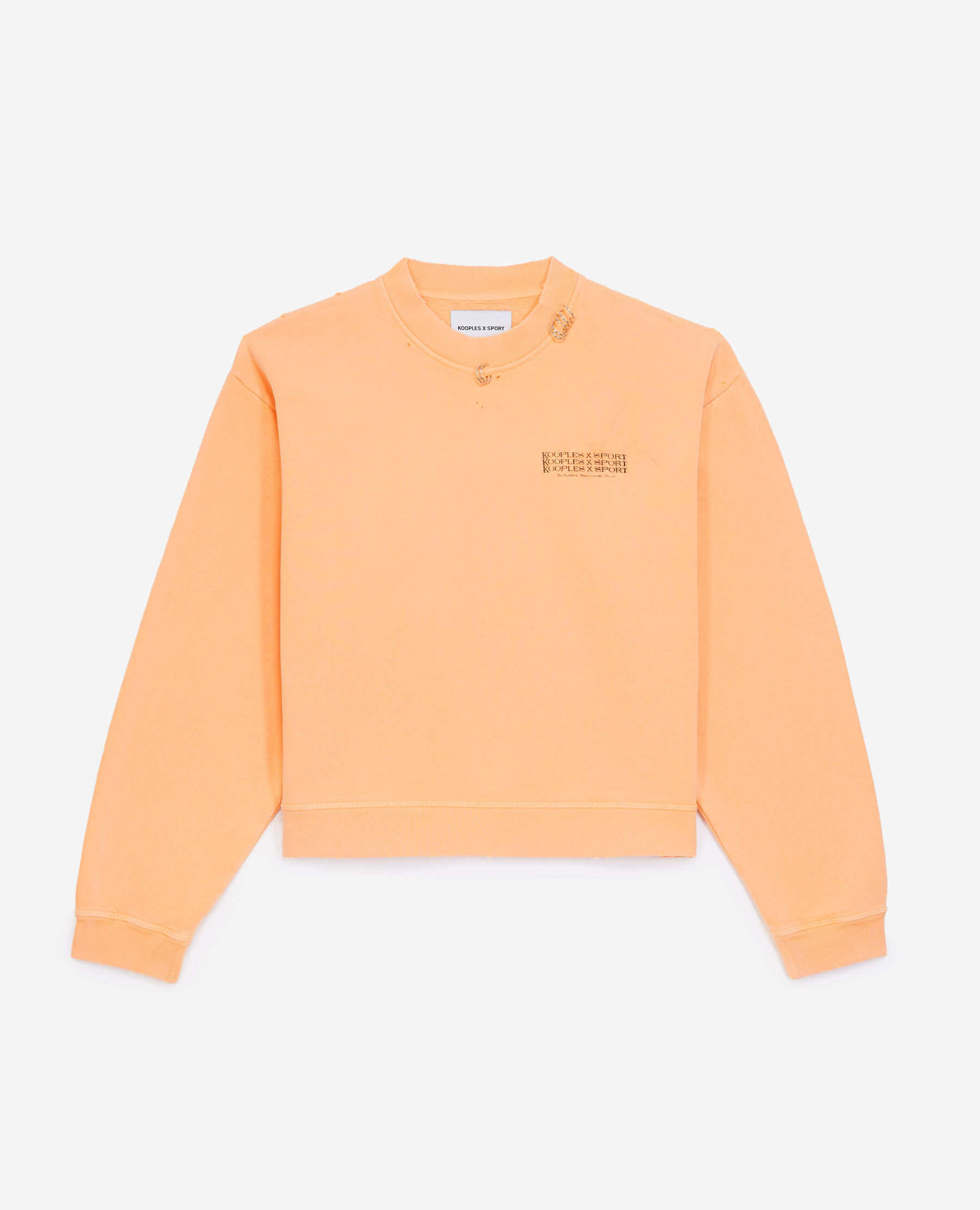 Faded yellow sweatshirt store