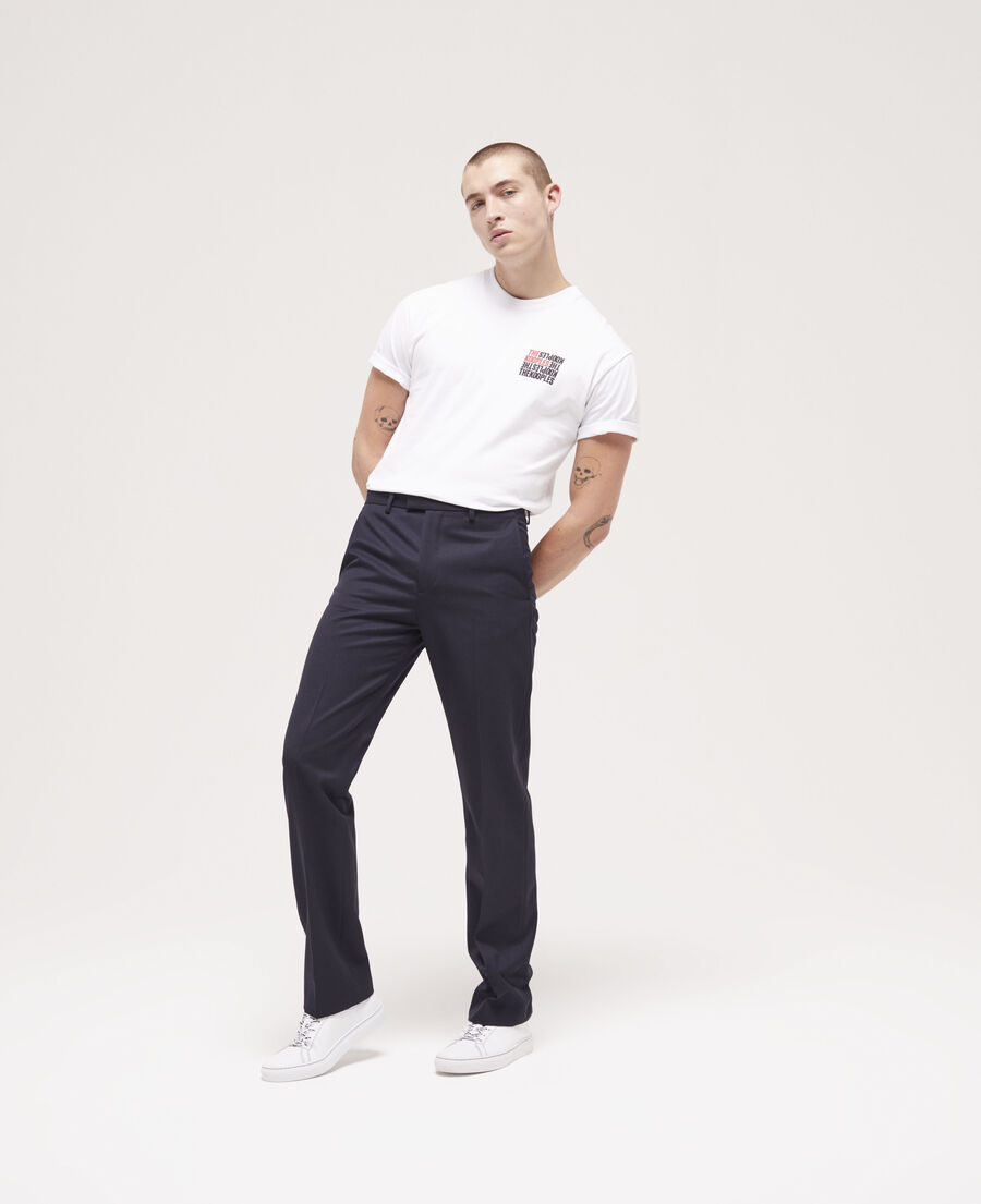 weißes t-shirt mit the kooples logo