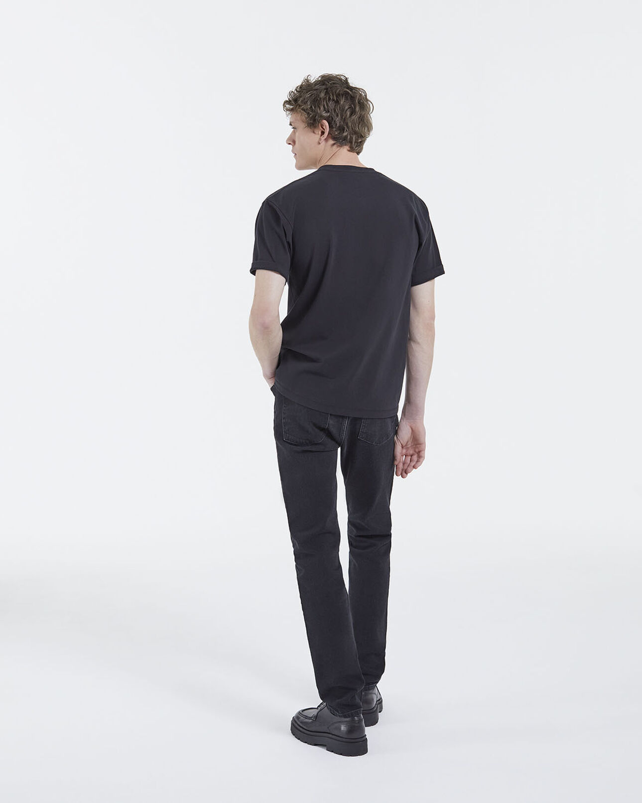 The Kooples HOMME BLACK t-shirt the kooples