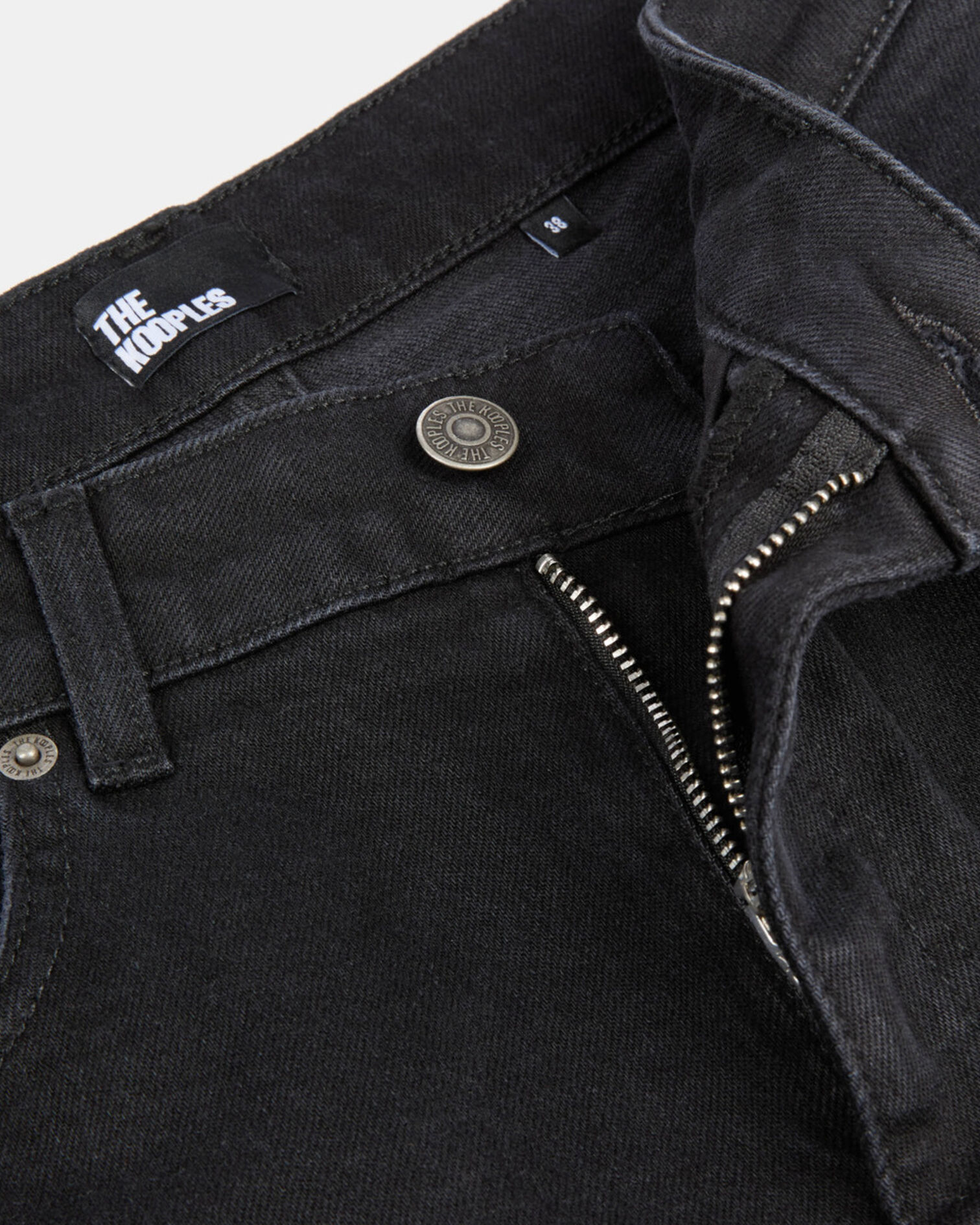Black flare jeans, BLACK WASHED, hi-res image number null