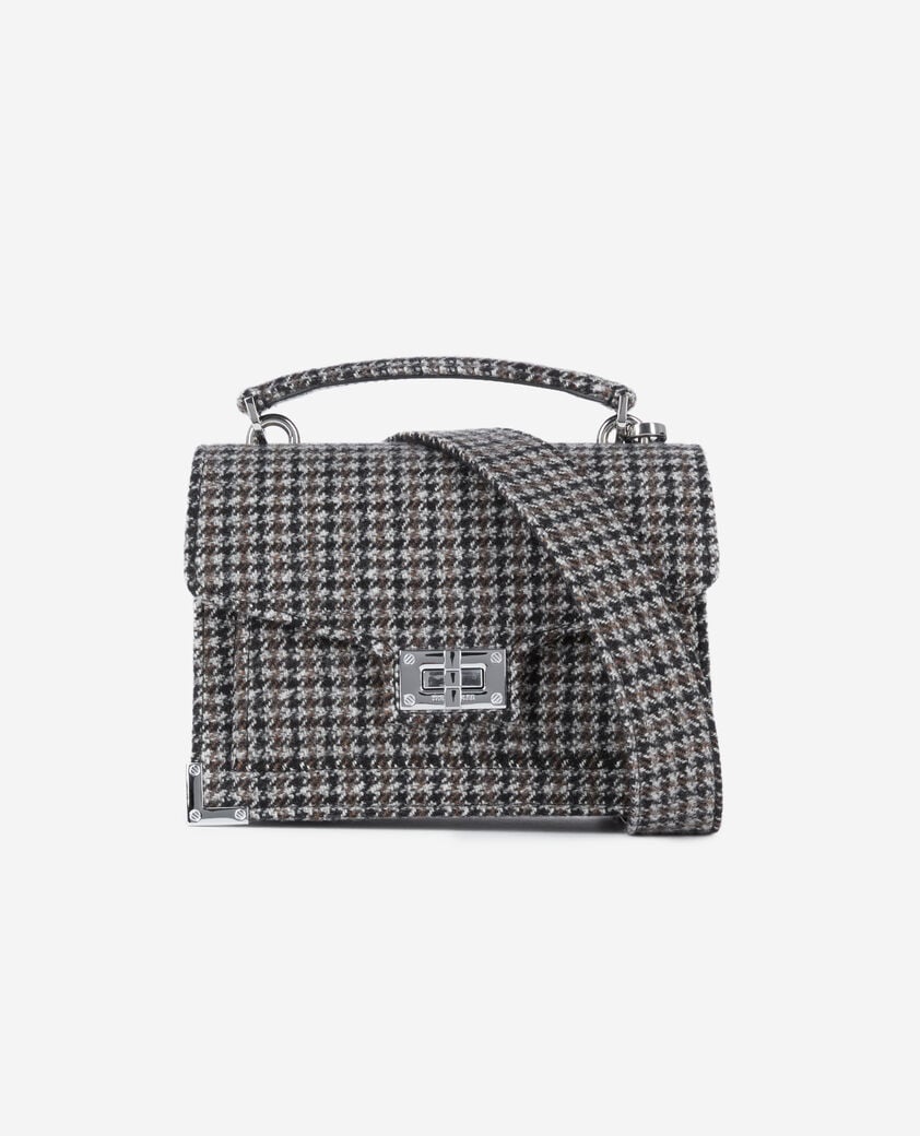 The Kooples WOMEN BLACK wool blend emily small bag