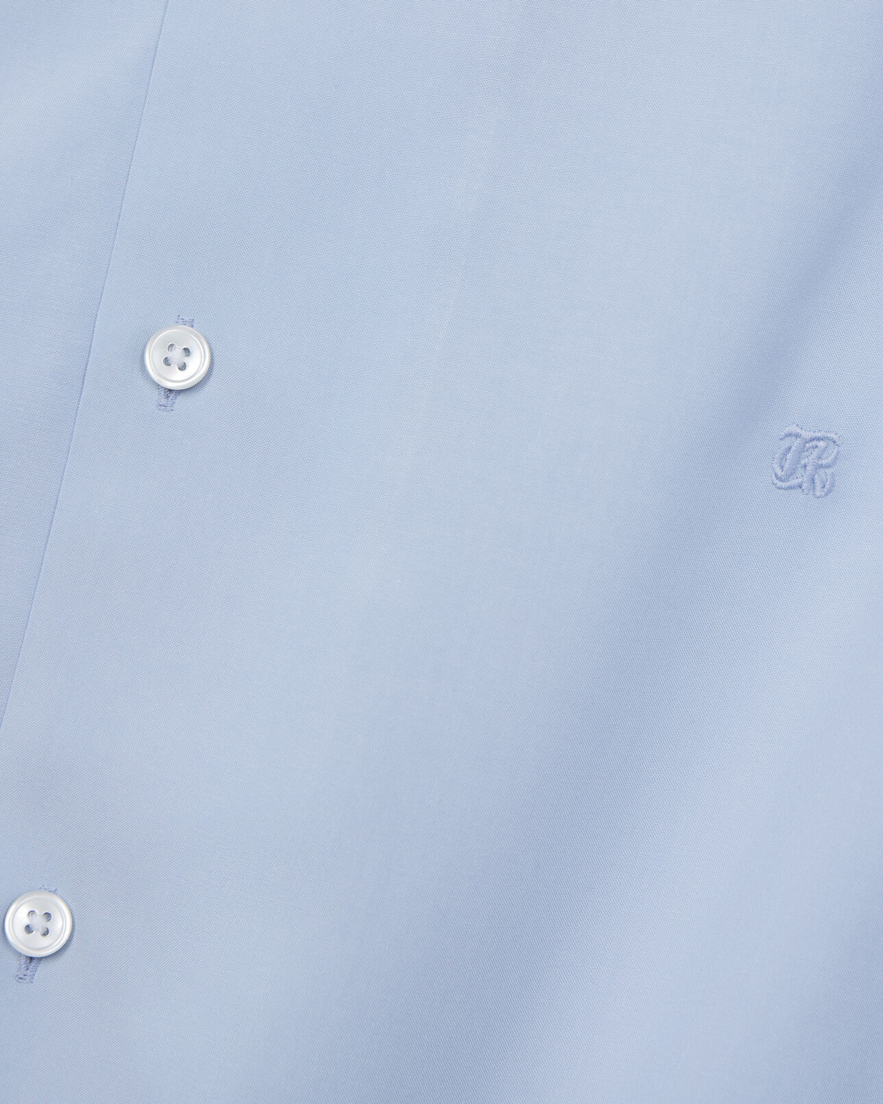 The Kooples HOMBRE LAVENDER camisa azul cielo manga corta