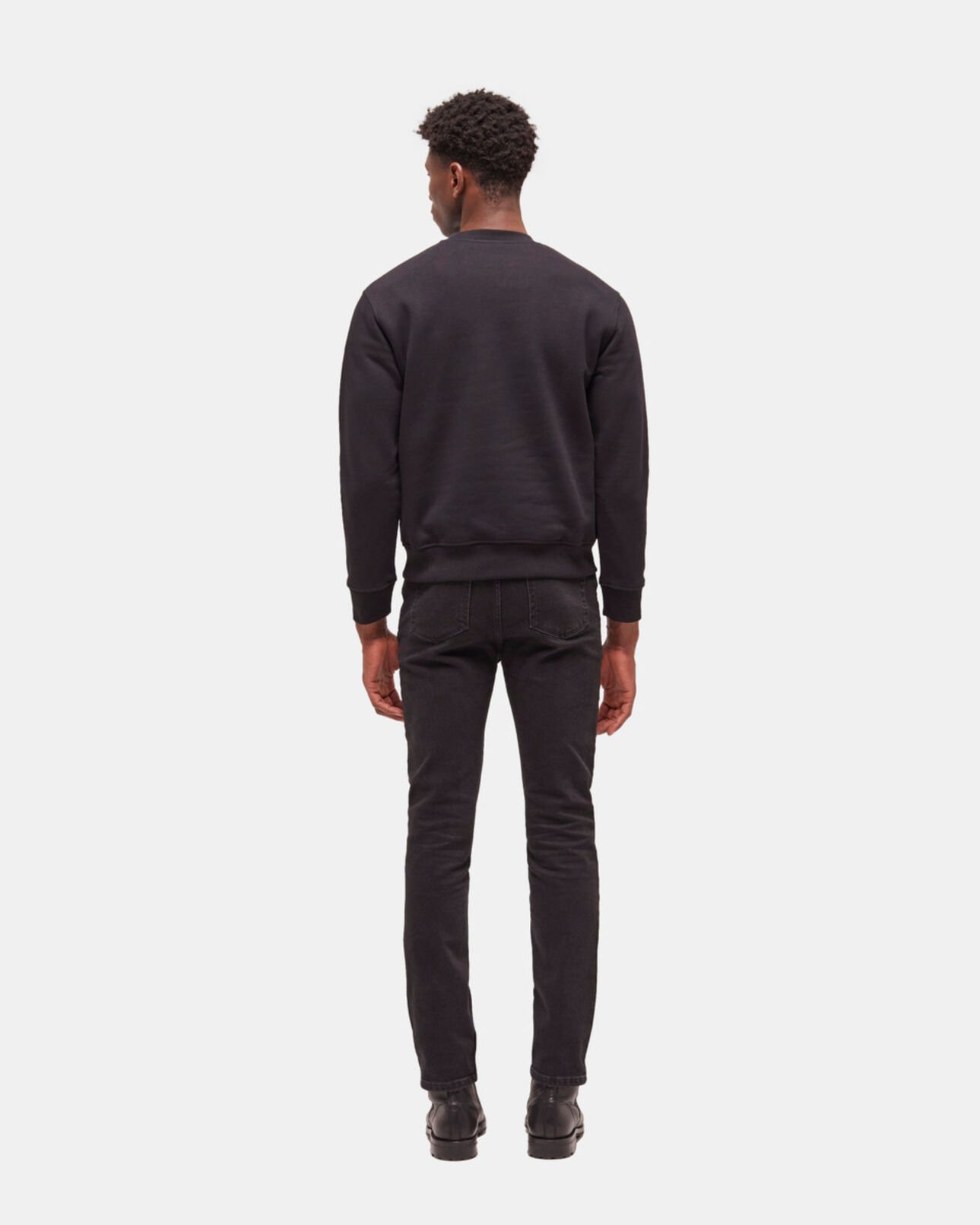 The Kooples HOMBRE BLACK sudadera logotipo negra