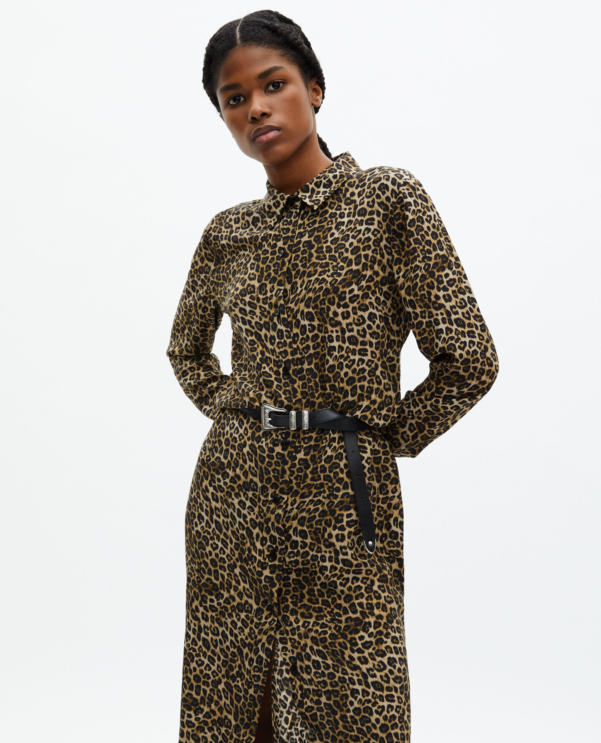 The kooples animal print hot sale dress