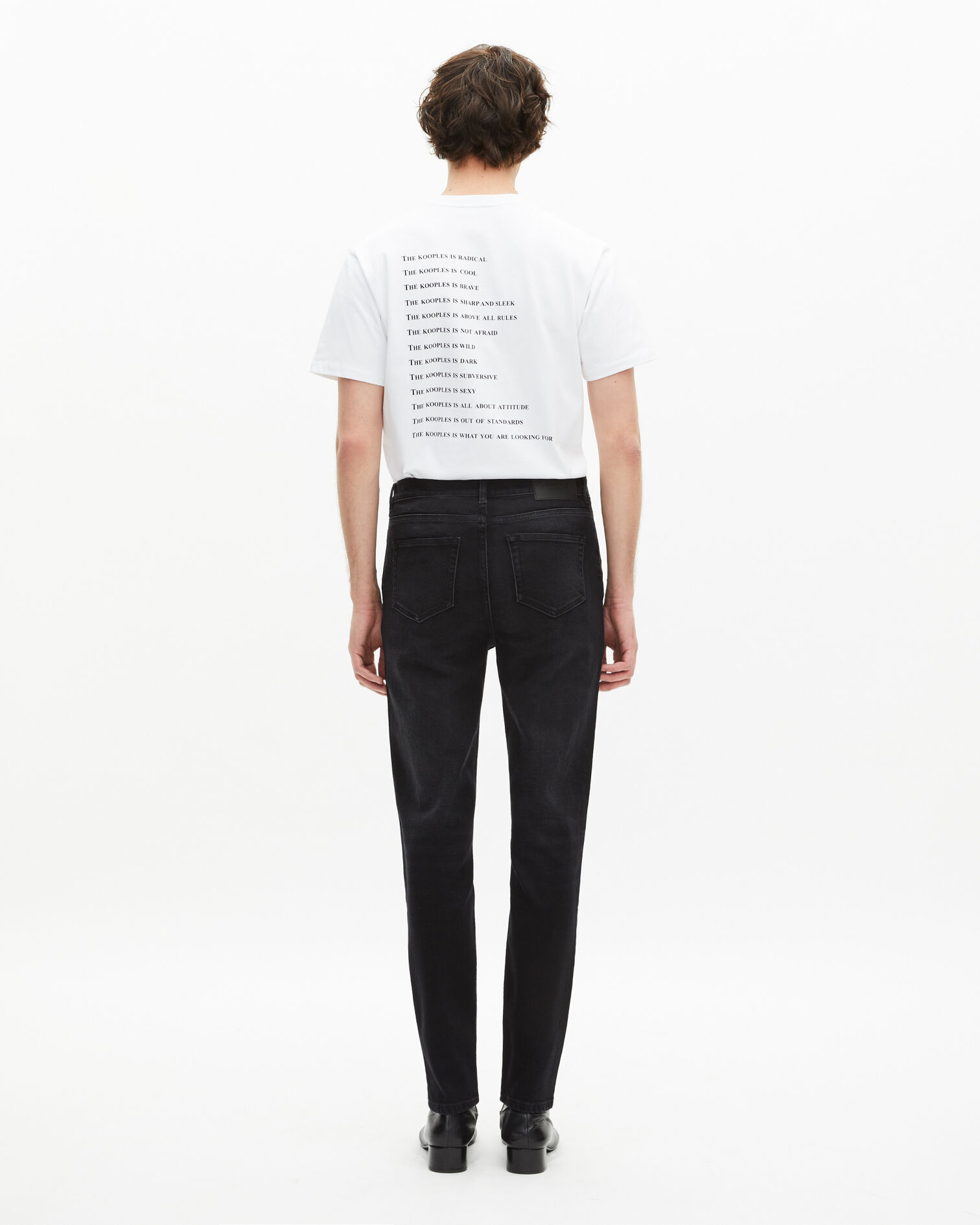 Black slim jeans, BLACK WASHED, hi-res image number null