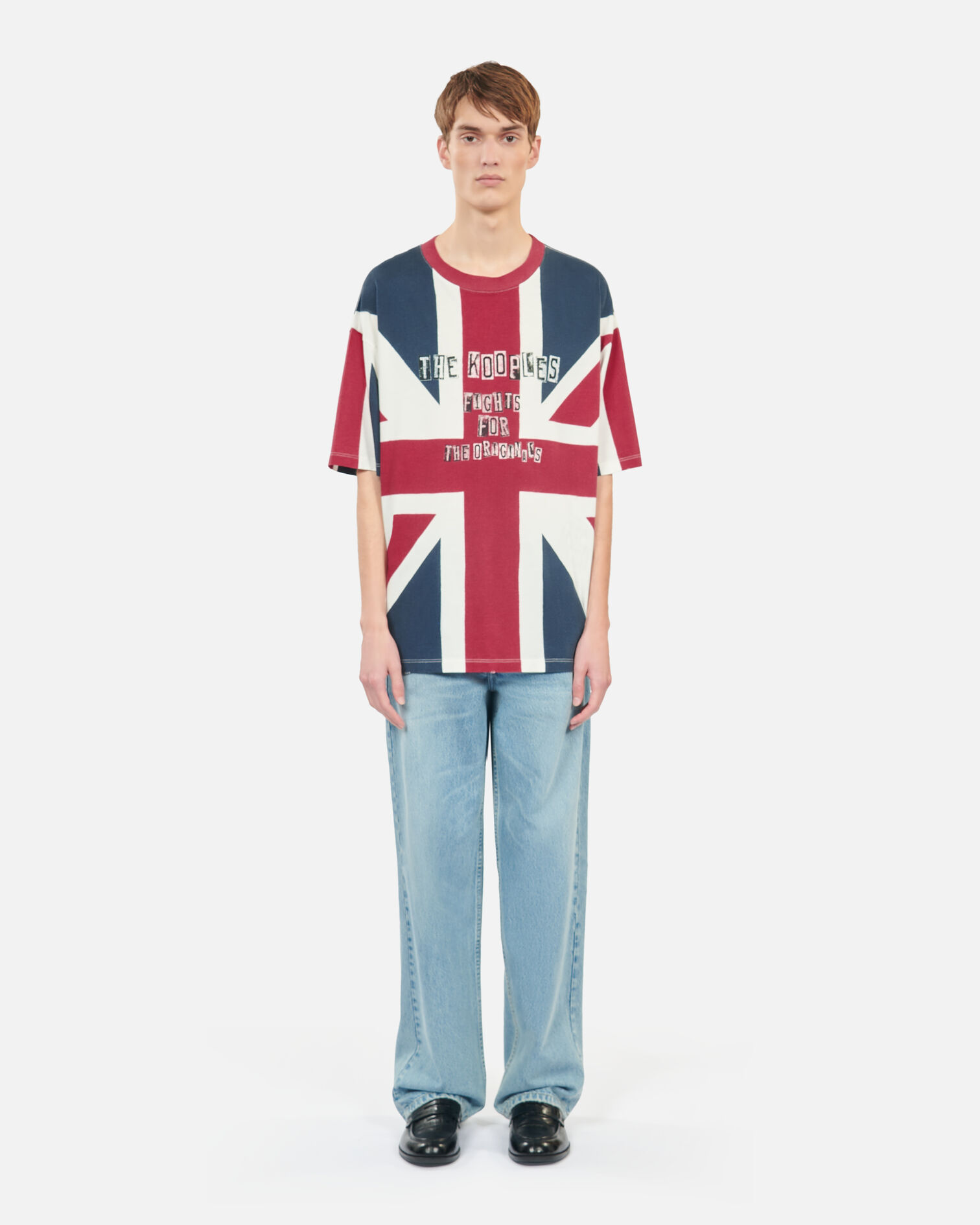UK flag printed t-shirt, RED, hi-res image number null