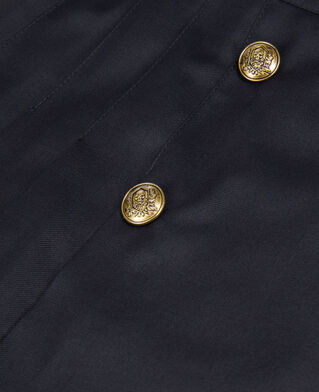 The Kooples MUJER DARK NAVY falda corta plisada azul marino