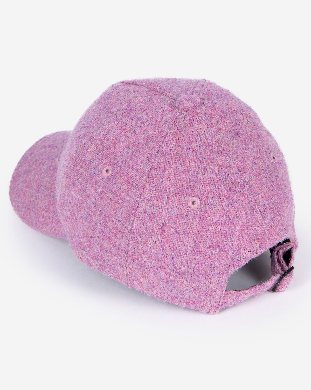The Kooples MIXED PINK pink wool cap the kooples x harris tweed