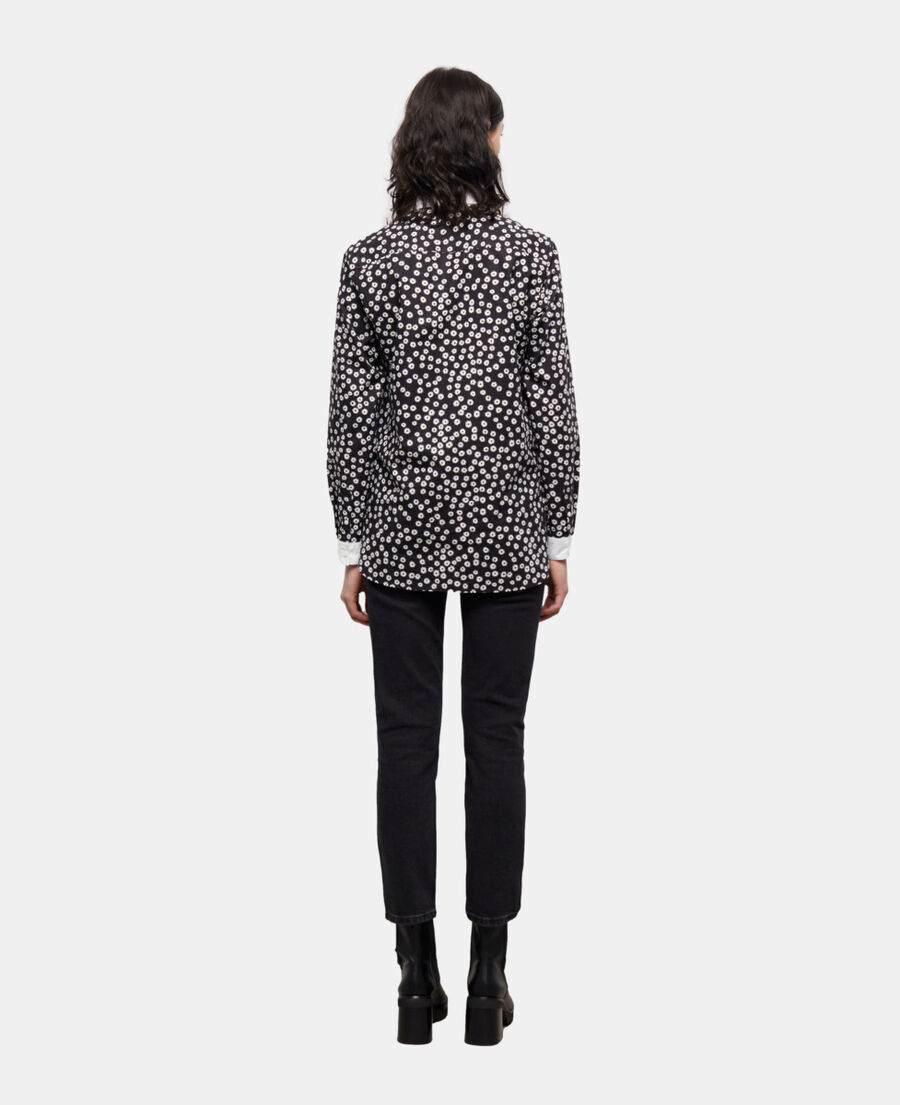 The Kooples WOMEN BLACK WHITE printed shirt