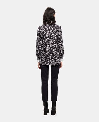The Kooples WOMEN BLACK WHITE printed shirt