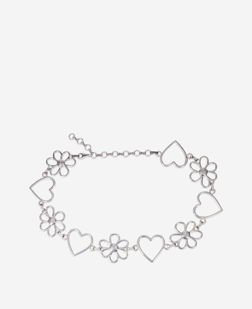 The Kooples FEMME SILVER ceinture chaîne argentée