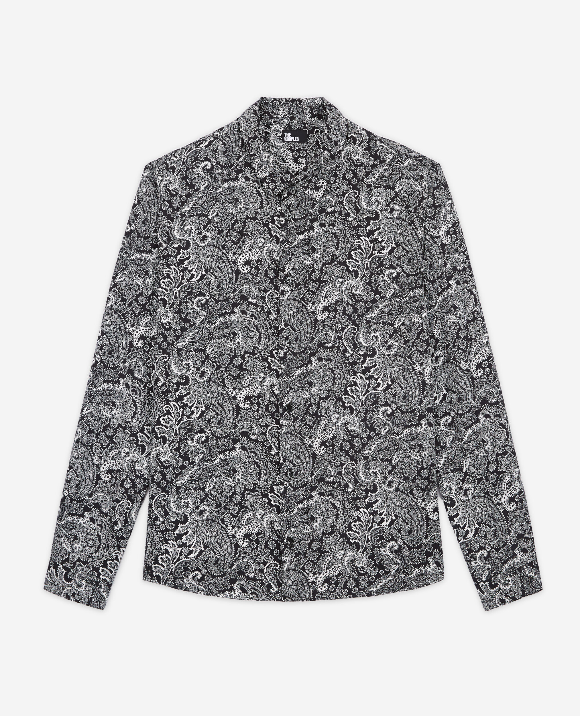 Camisa estampada, BLACK WHITE, hi-res image number null