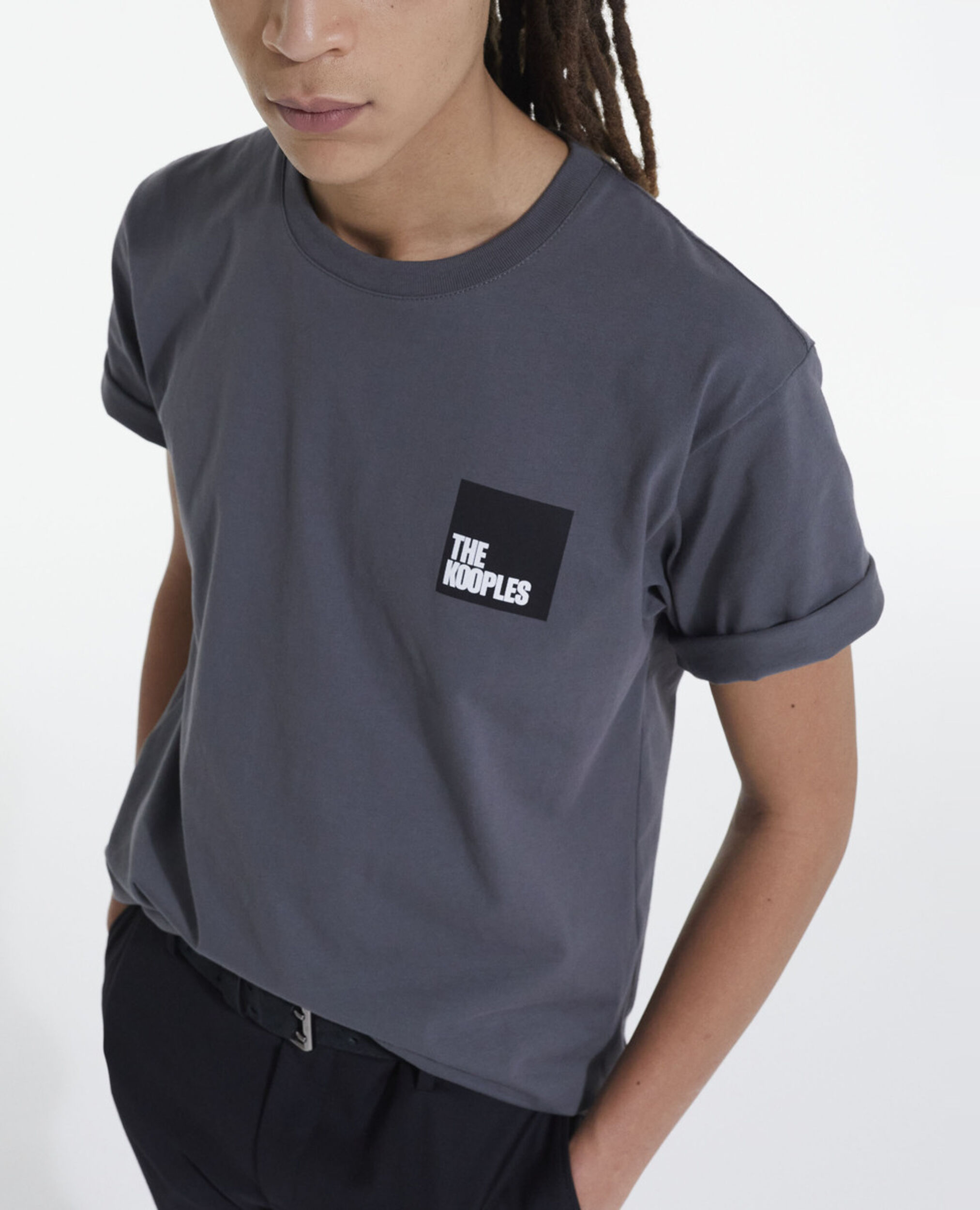 Graues T-Shirt, ANTHRACITE, hi-res image number null