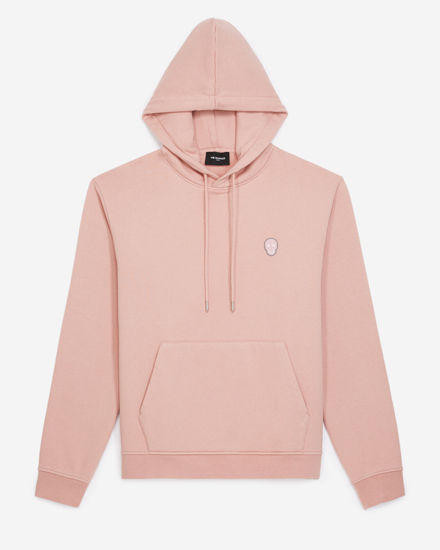 Sweat rose pâle à capuche et badge, PINK, hi-res image number null
