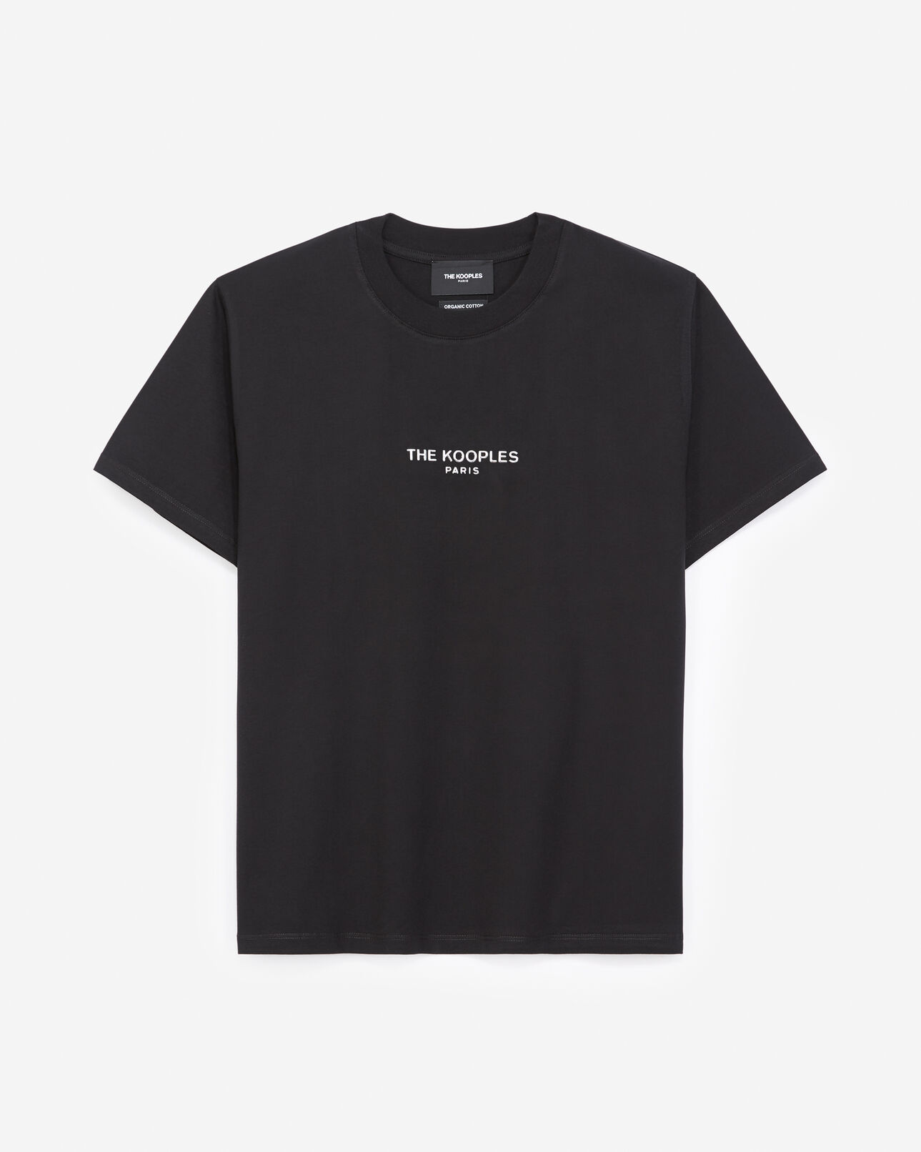 The Kooples FEMME BLACK t-shirt noir à logo