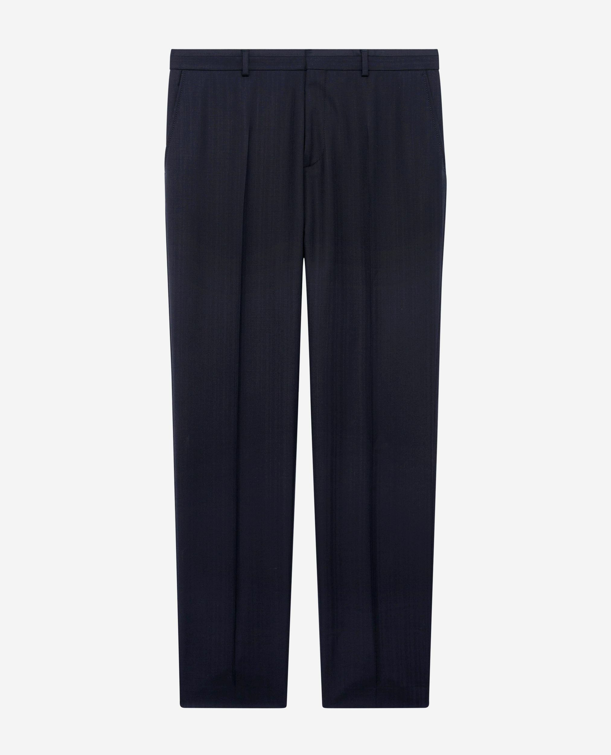 Slim-fit suit pants in navy wool, DARK NAVY, hi-res image number null