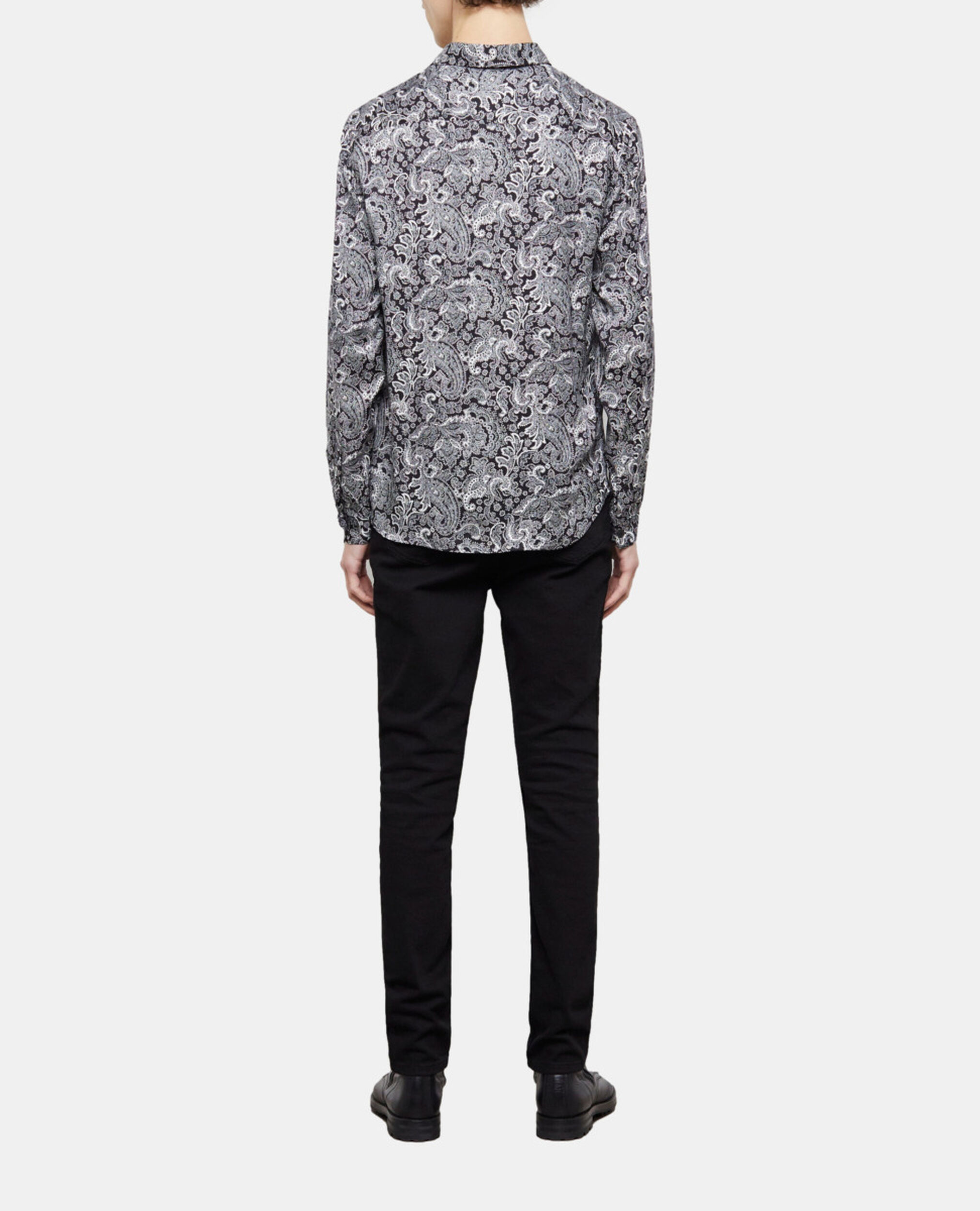 Camisa estampada, BLACK WHITE, hi-res image number null