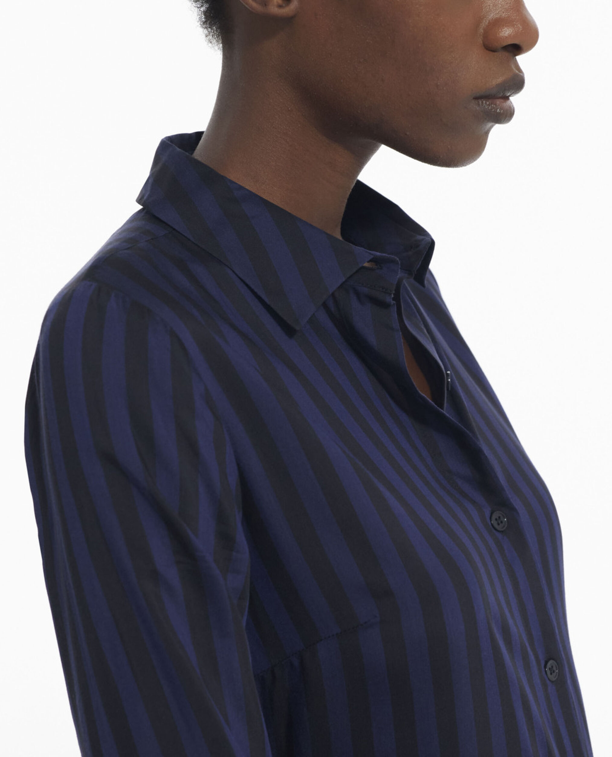 Vestido largo rayas, BLACK NAVY, hi-res image number null