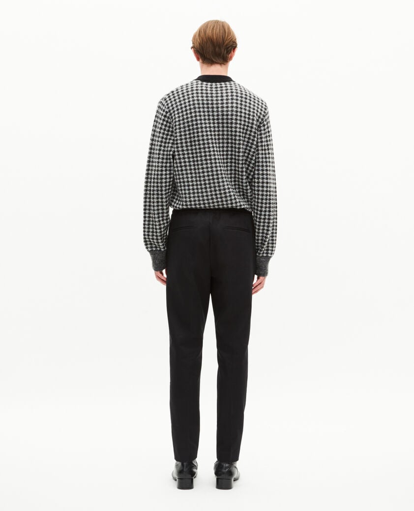 The Kooples HERREN BLACK schwarze gerade hose