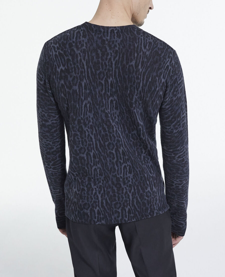 leopard print cashmere sweater