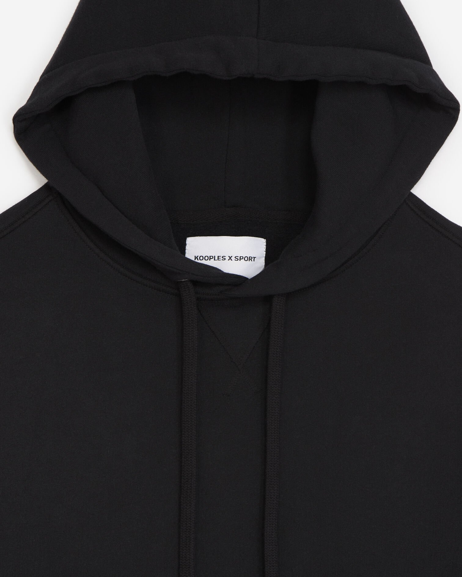 Sudadera negra capucha bolsillo canguro, BLACK, hi-res image number null