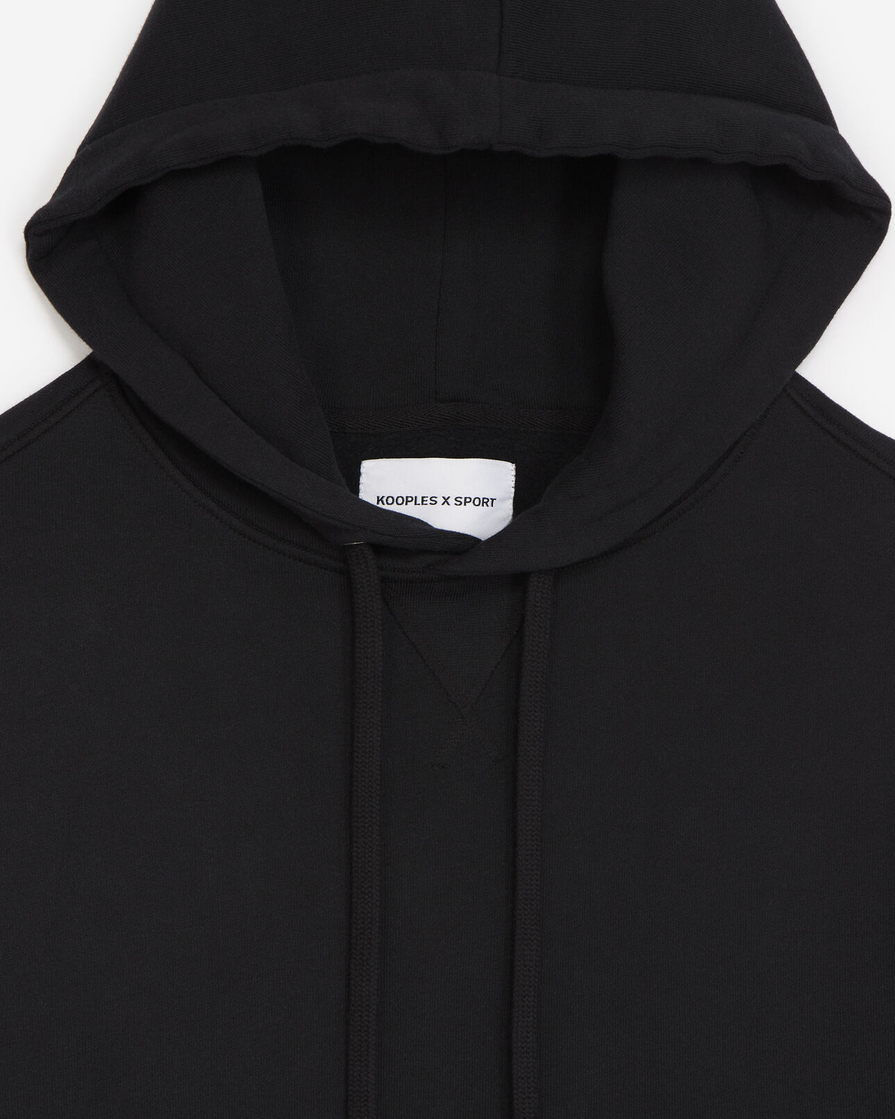 The Kooples MUJER BLACK sudadera negra capucha bolsillo canguro