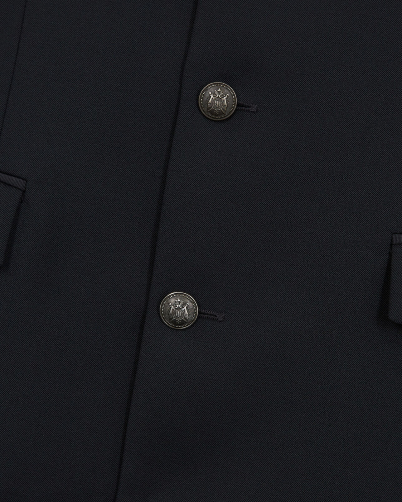 The Kooples MEN BLACK black wool suit jacket