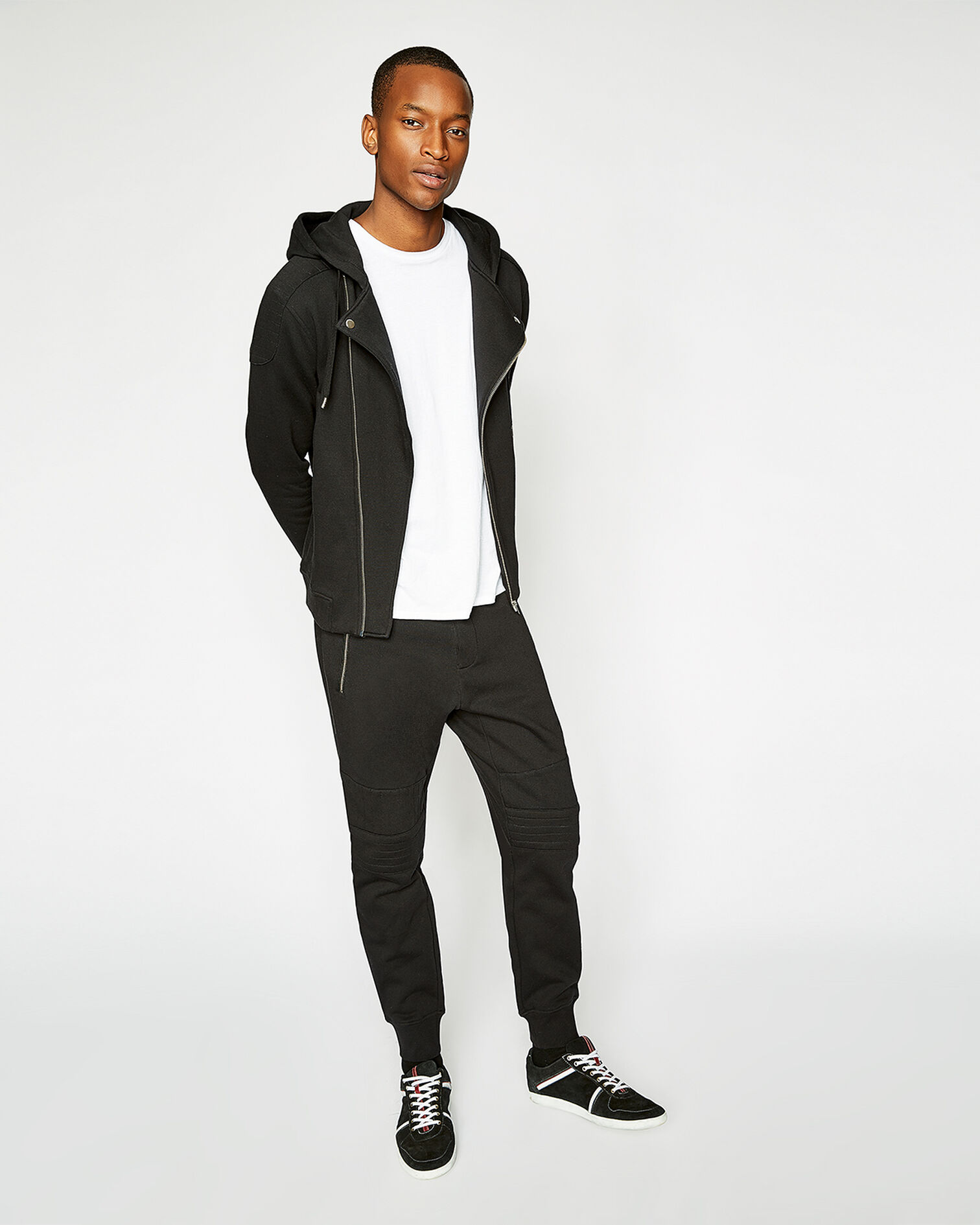Sweat Biker molleton noir, BLACK, hi-res image number null