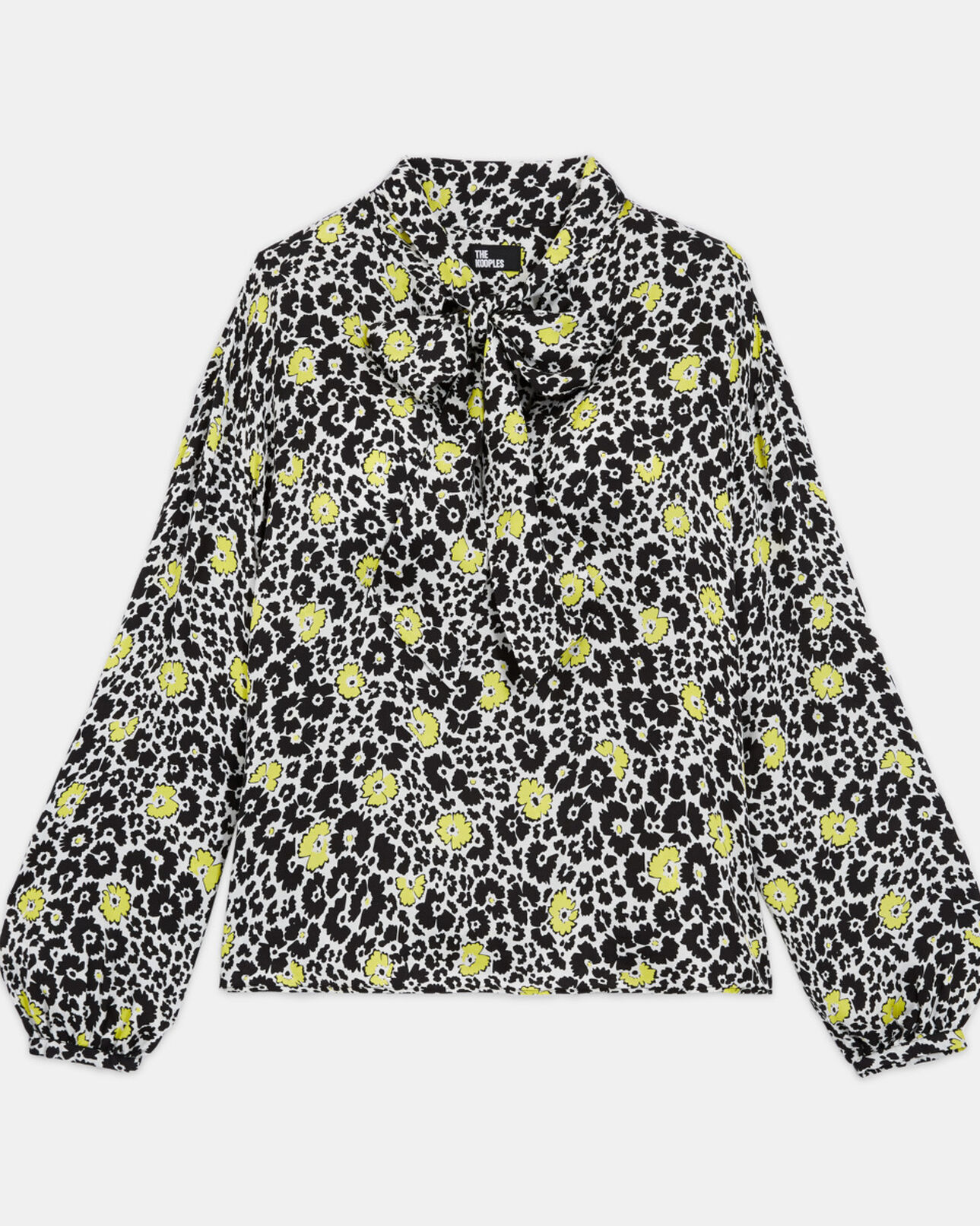 The Kooples WOMEN ECRU / YELLOW floral top