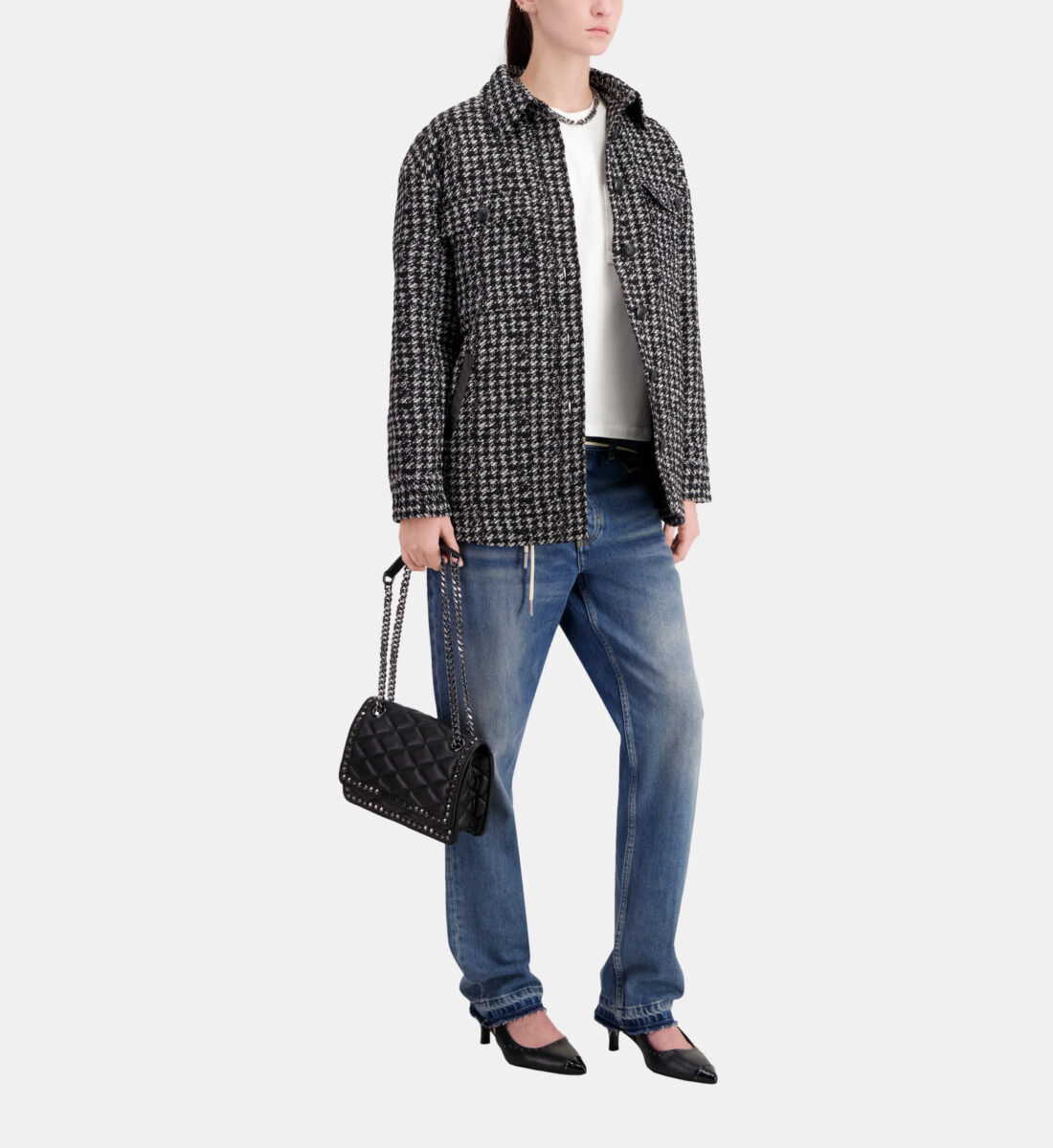 Kooples tweed jacket sale