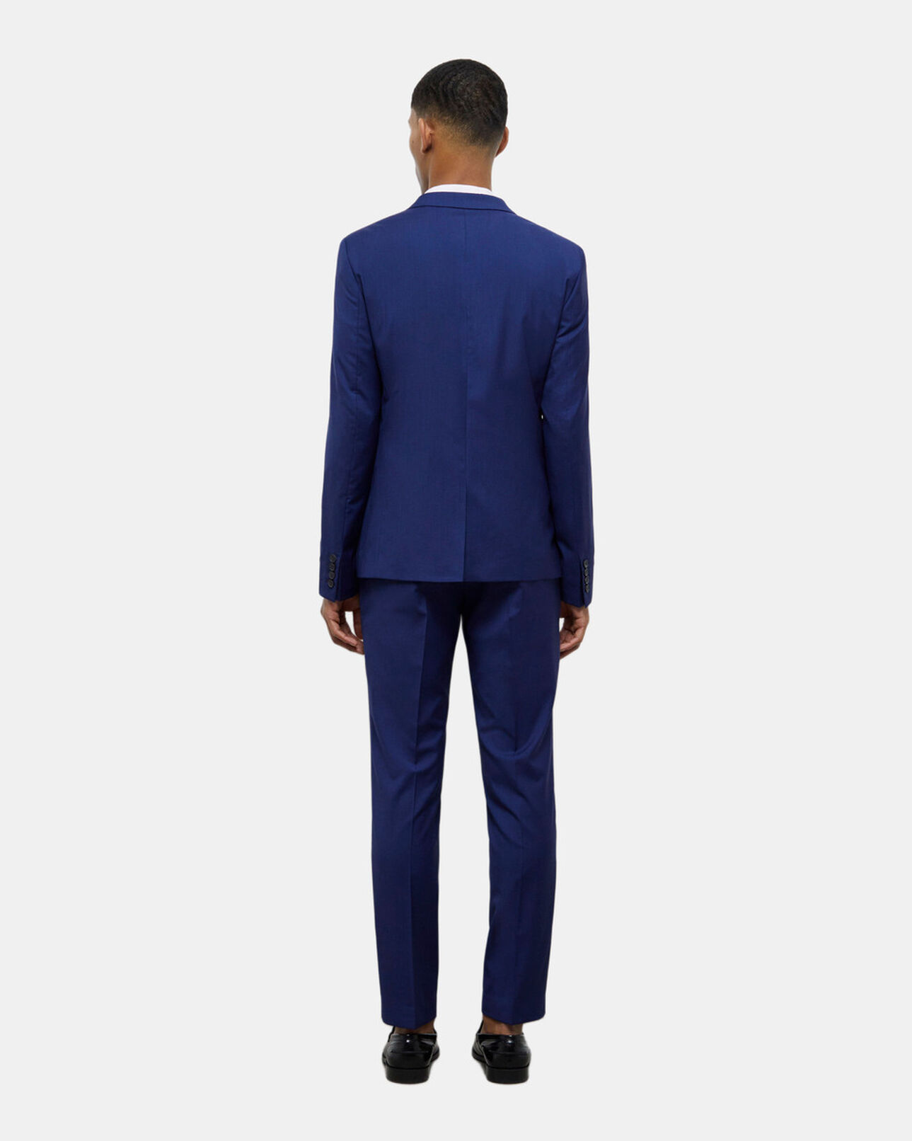 The Kooples MEN NAVY navy blue suit jacket with micro motif