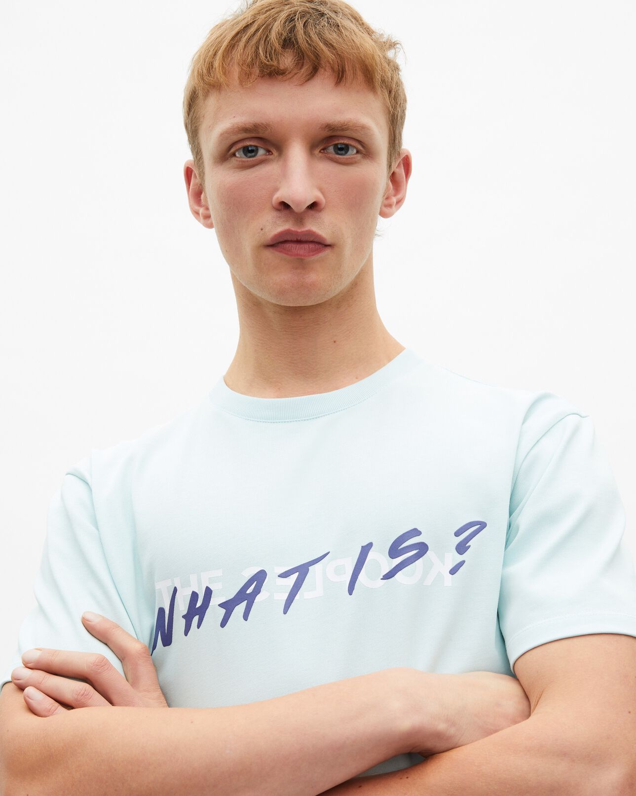 The Kooples HOMME BABY BLUE t-shirt what is bleu