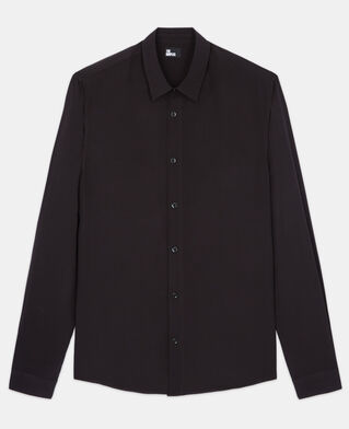 The Kooples MEN BLACK black shirt  with classic collar