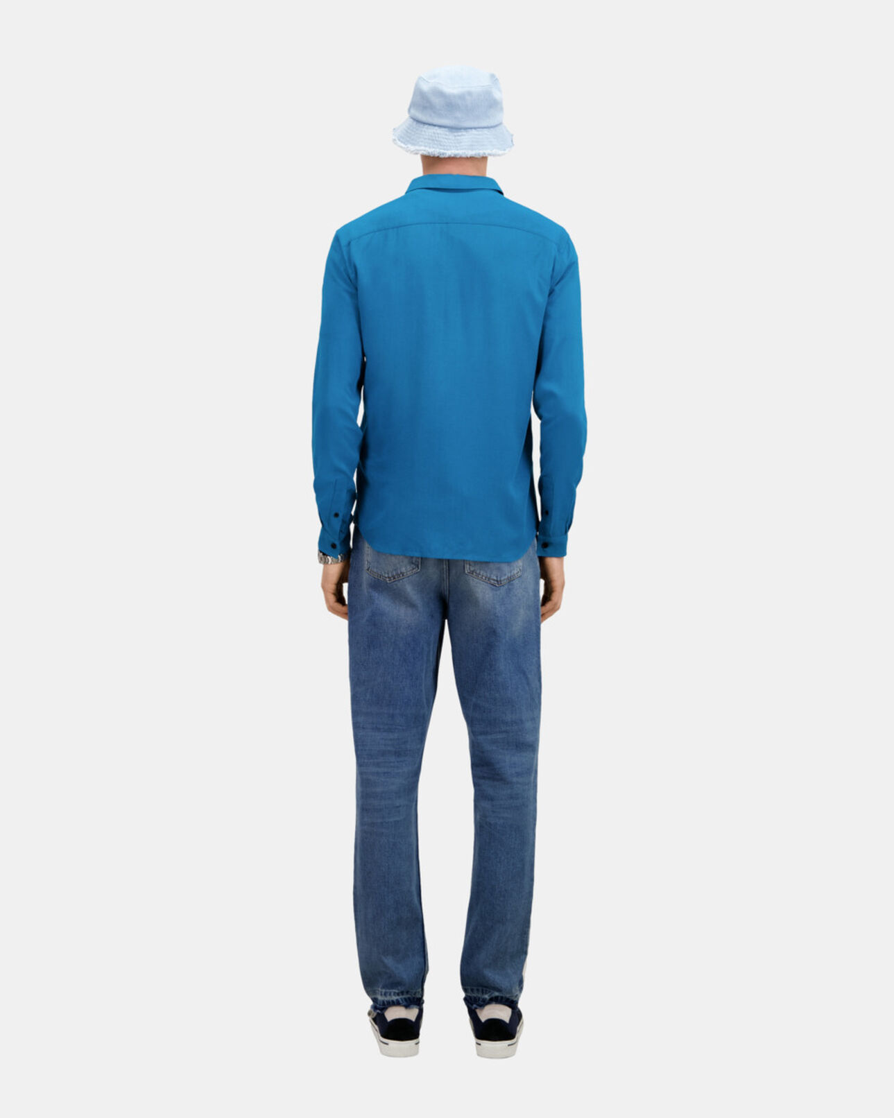 The Kooples MEN MEDIUM BLUE blue shirt