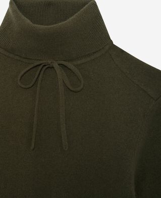 The Kooples FEMME KAKI pull col roulé en cachemire kaki