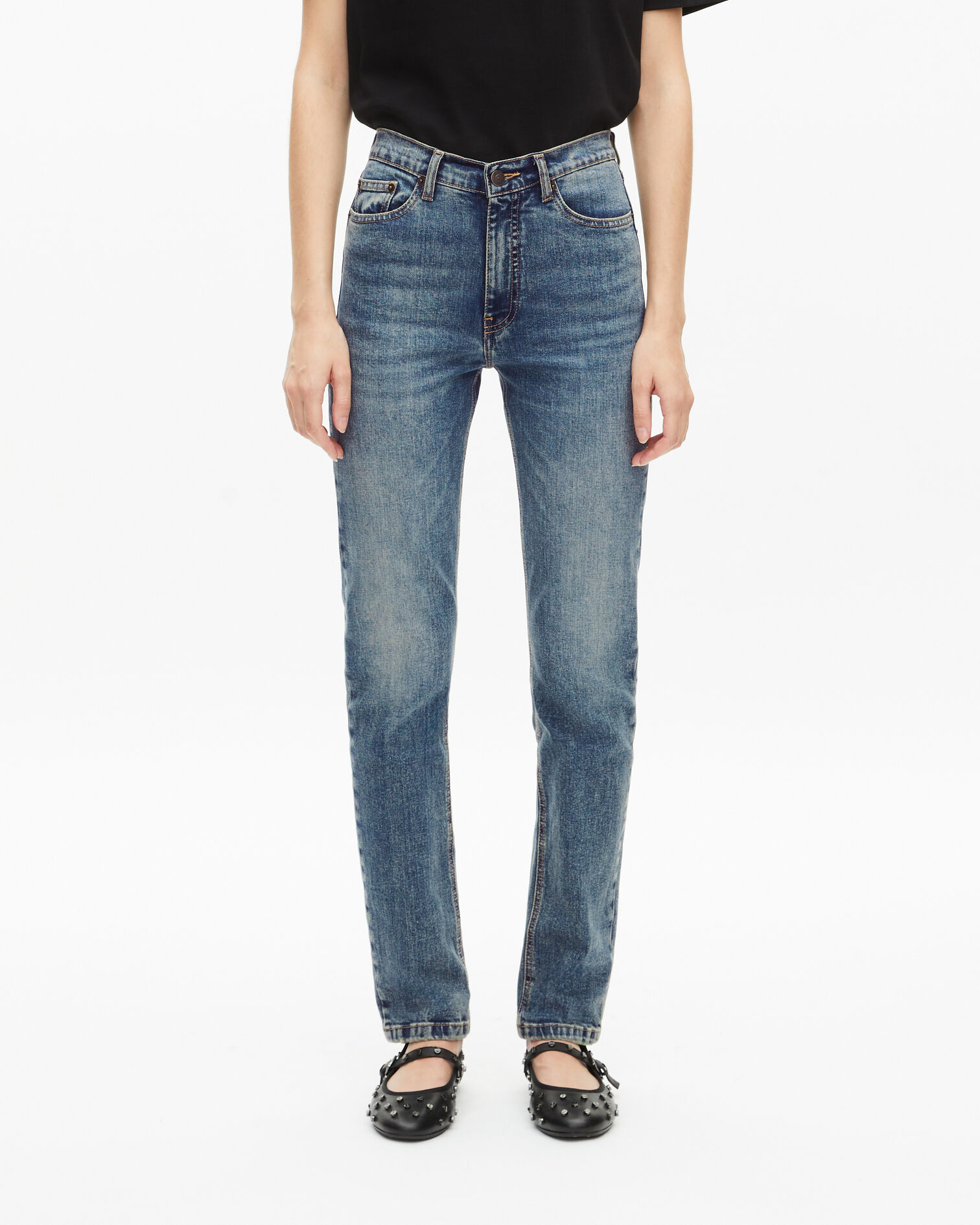 Jean slim bleu, USED RAPIECE, hi-res image number null