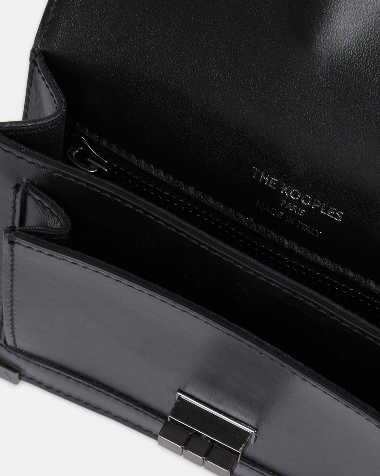 The Kooples FEMME BLACK emily belt en cuir noir