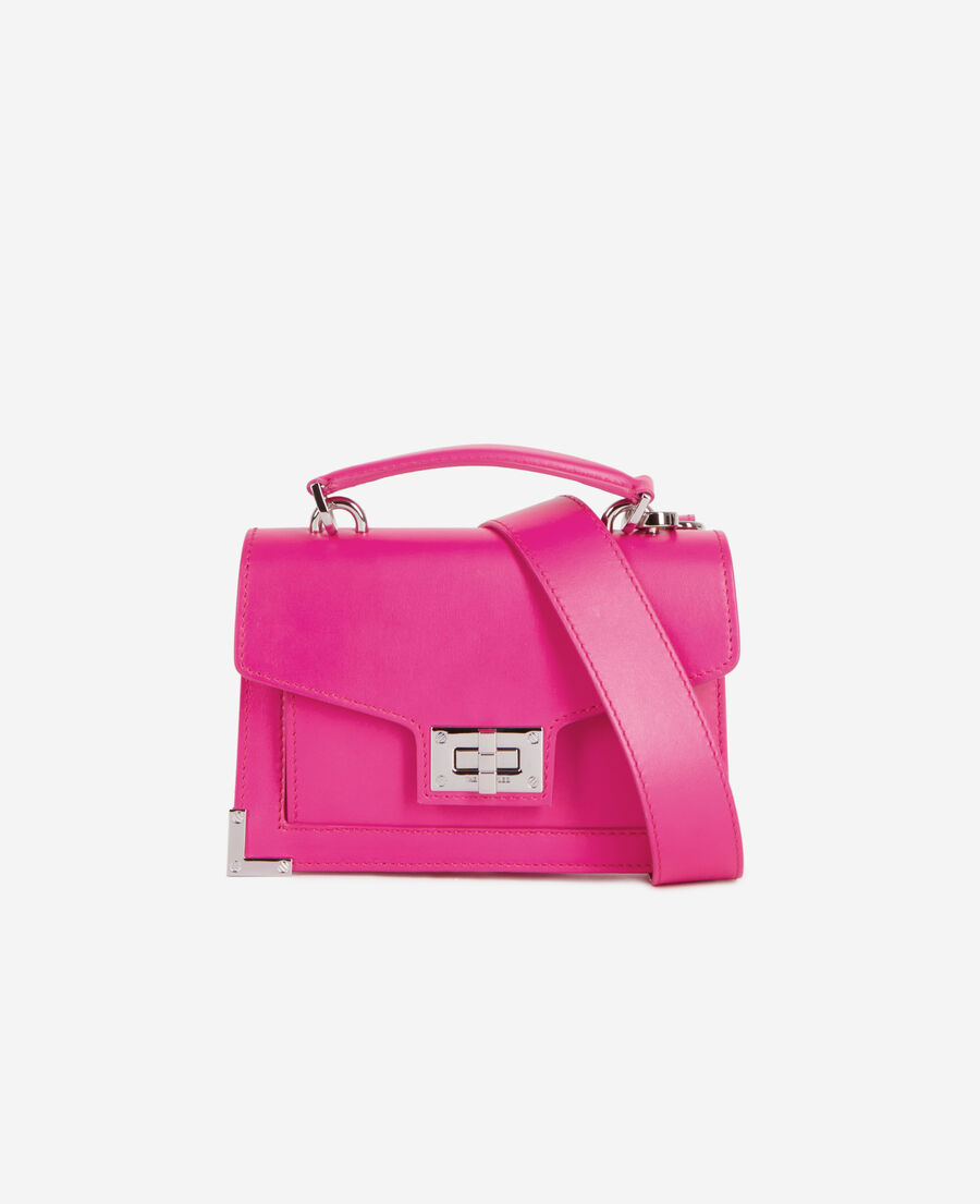 The Kooples WOMEN PINK emily new nano bag in fuchsia leather