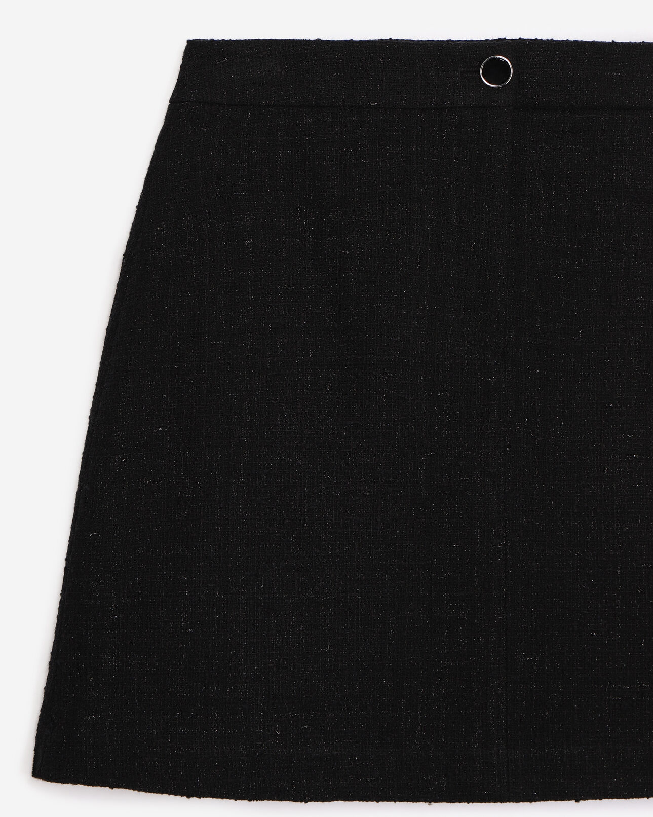 The Kooples DAMEN BLACK rock kurz tweed schwarz pailletteneffekt