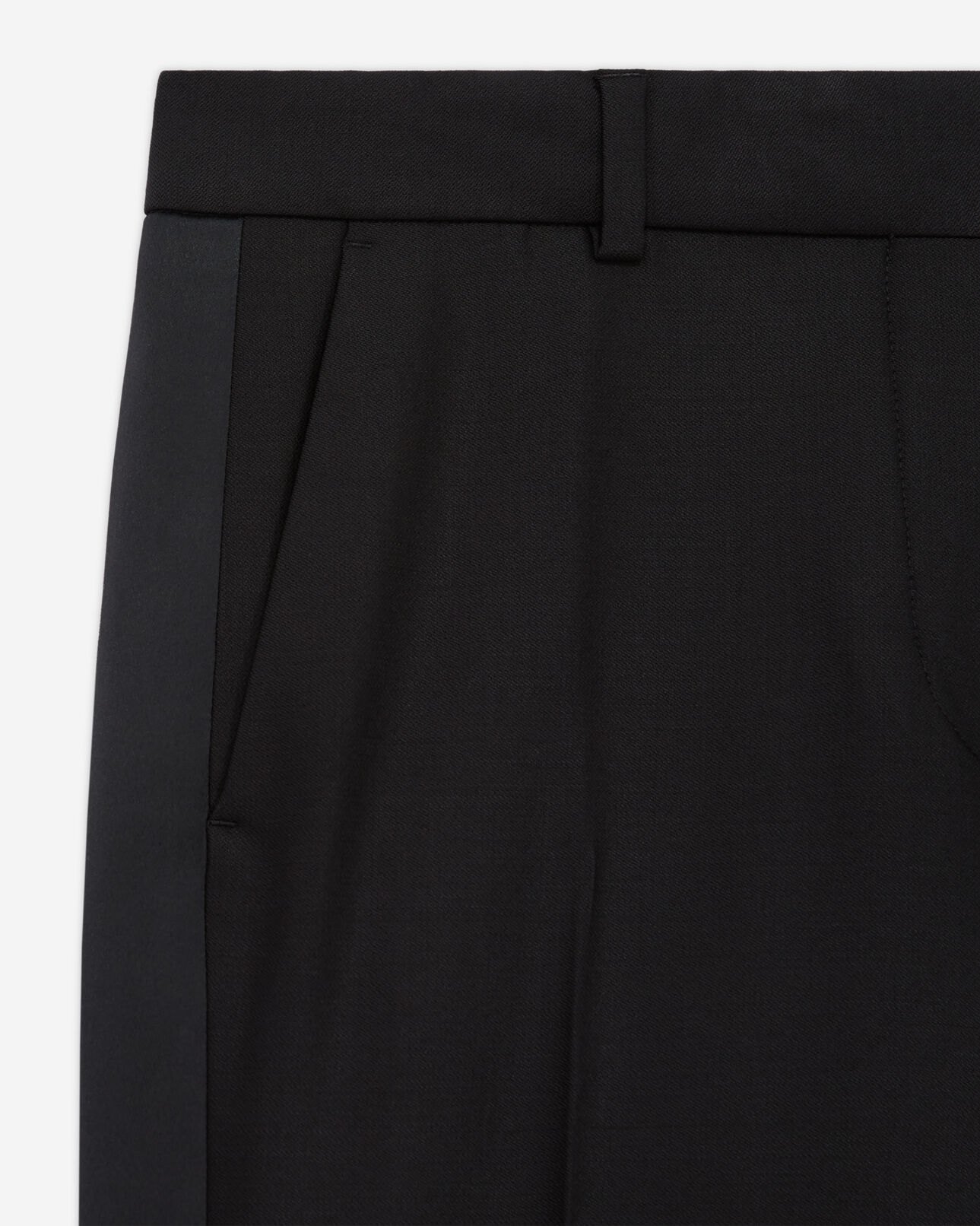 The Kooples DAMEN BLACK schwarze anzughose aus wolle