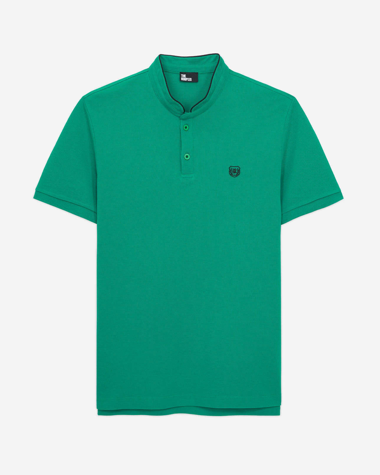 The Kooples HOMME APPLE polo col officier vert