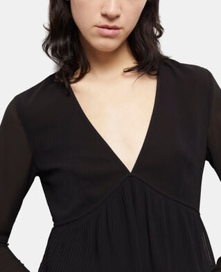 The Kooples FEMME BLACK robe courte noire