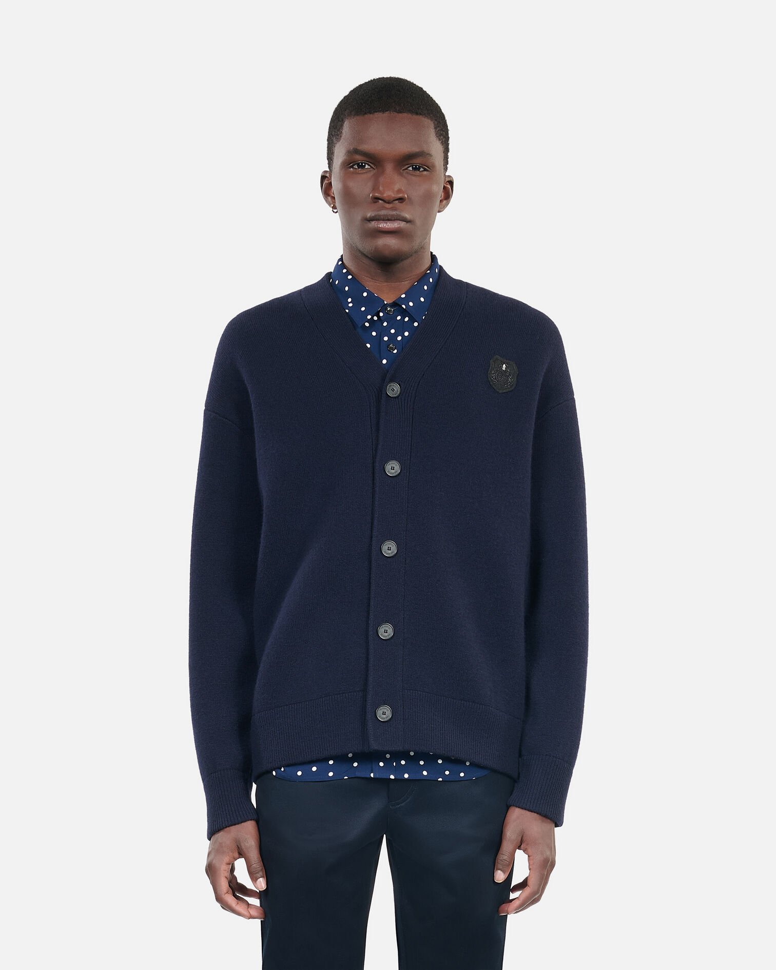 Cárdigan lana azul marino, NAVY, hi-res image number null