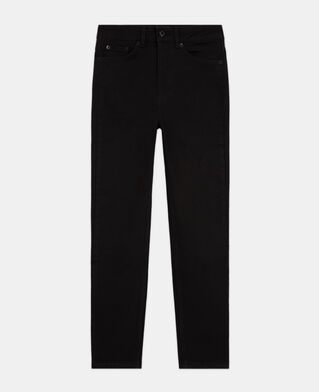 The Kooples WOMEN BLACK black slim-fit jeans
